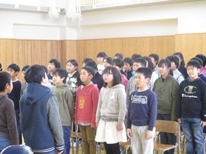 在校生の式歌