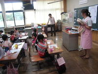 １年　学級活動　歯科衛生指導