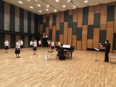 本番前、リハーサルの様子